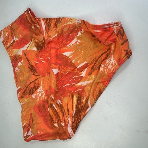 NEW Atmosea x Free People Wild Ocean Surf Bikini Bottoms Orange XL - Picture 8 of 10